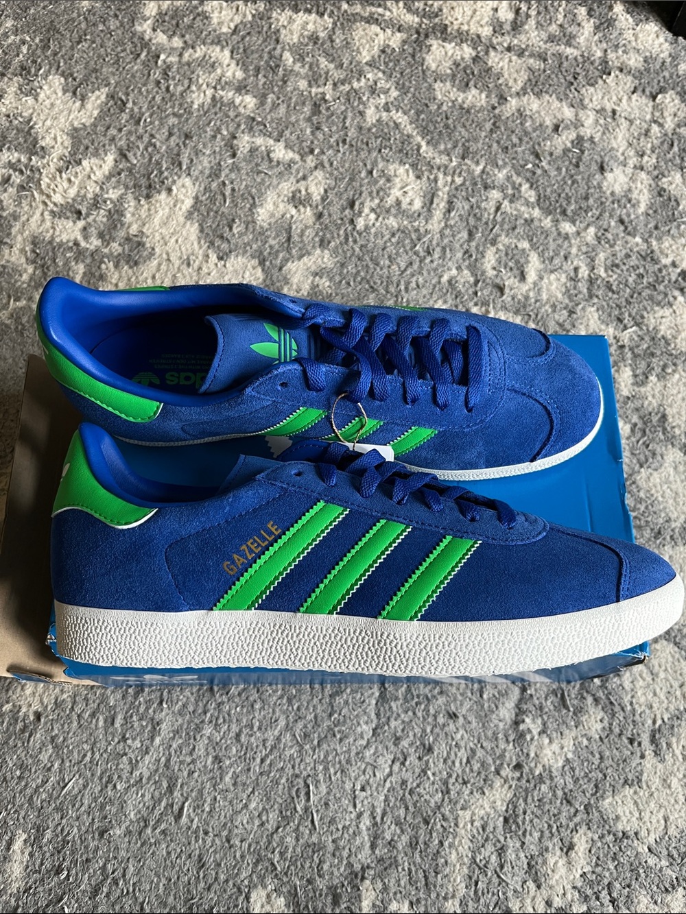 Adidas Gazelle Royal Blue/Green - Picture 2 of 10